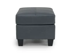 Genoa Ottoman In Coconut Leather