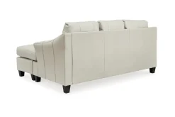 Genoa Sofa Chaise In Coconut Leather