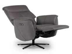 Gentry Power Swivel Recliner In Gellar Birch