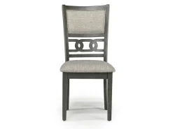 Gia Dining Table & 4 Chairs In Dark Brown