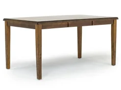 Gia Dining Table & 4 Chairs In Dark Brown