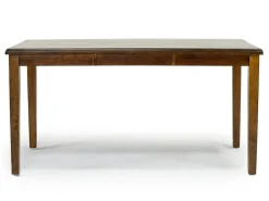 Gia Dining Table & 4 Chairs In Dark Brown