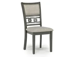 Gia Extendable Round Dining Table & 2 Chairs In Dark Brown