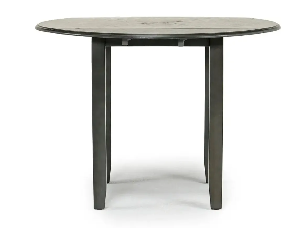 Gia Extendable Round Dining Table & 2 Chairs In Dark Brown