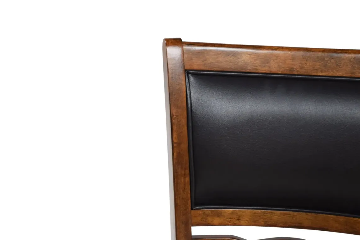 Gia Round Dining Table & 4 Chairs In Dark Brown