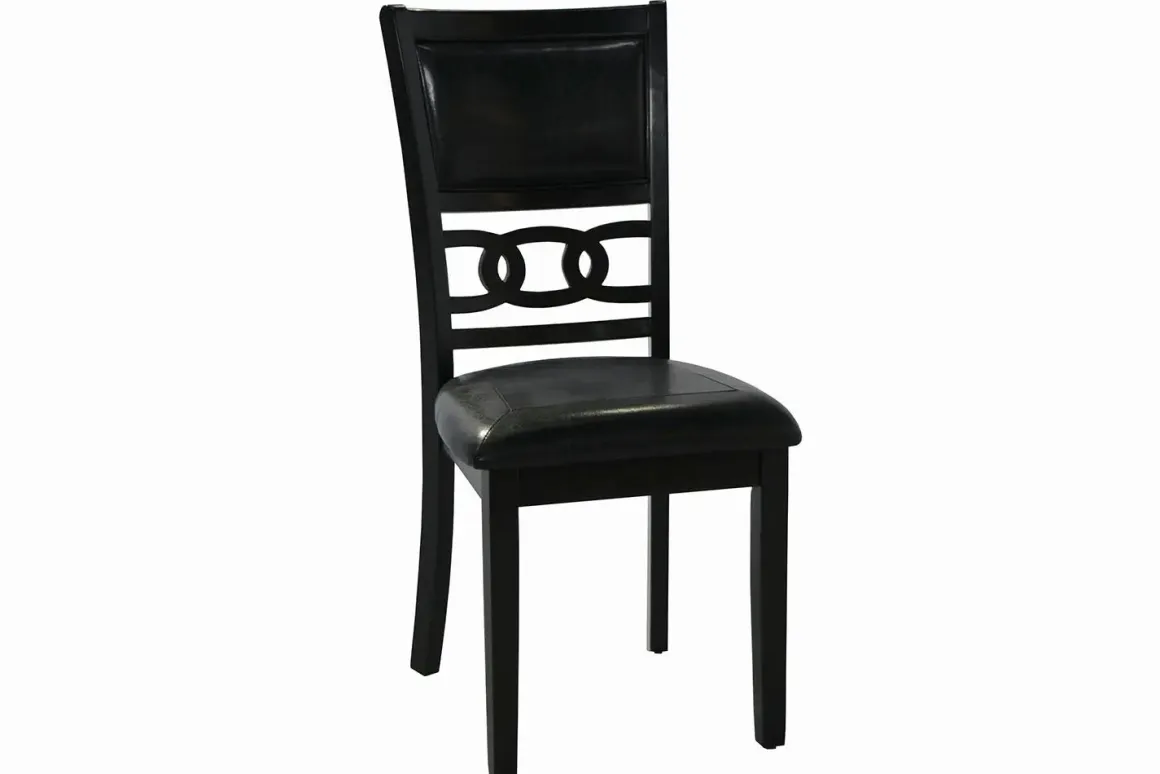 Gia Round Dining Table & 4 Chairs In Dark Brown