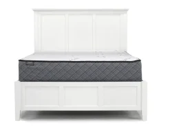 Grace Panel Bed, Dresser, Mirror & Nightstand In Snowfall, Full