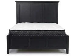 Grace Panel Bed, Dresser, Mirror & Nightstand In Snowfall, Full