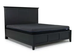 Grace Panel Bed, Dresser, Mirror & Nightstand In Snowfall, Full