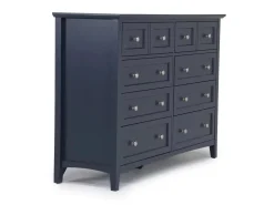 Grace Panel Bed, Dresser, Mirror & Nightstand In Snowfall, Full