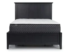 Grace Storage Bed, Dresser, Mirror & Nightstand In Snowfall, Full