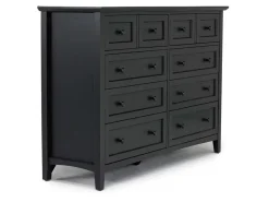 Grace Storage Bed, Dresser, Mirror & Nightstand In Snowfall, Full