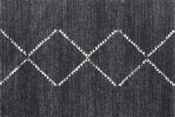 Granada Luna Rug In Diamond Black, 5’ X 8’