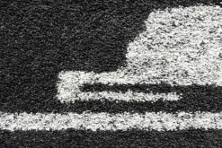 Granada Prado Rug In Black, 5’ X 7’