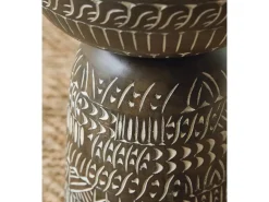 Hadcher Accent Table In Warm Brown And Cream