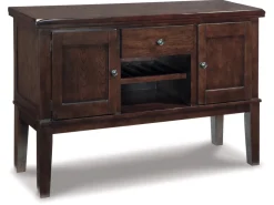 Haddigan Server In Dark Brown