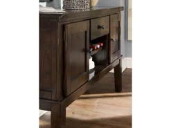 Haddigan Server In Dark Brown