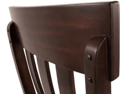 Haddigan Side Chair In Dark Brown, Set Of 2