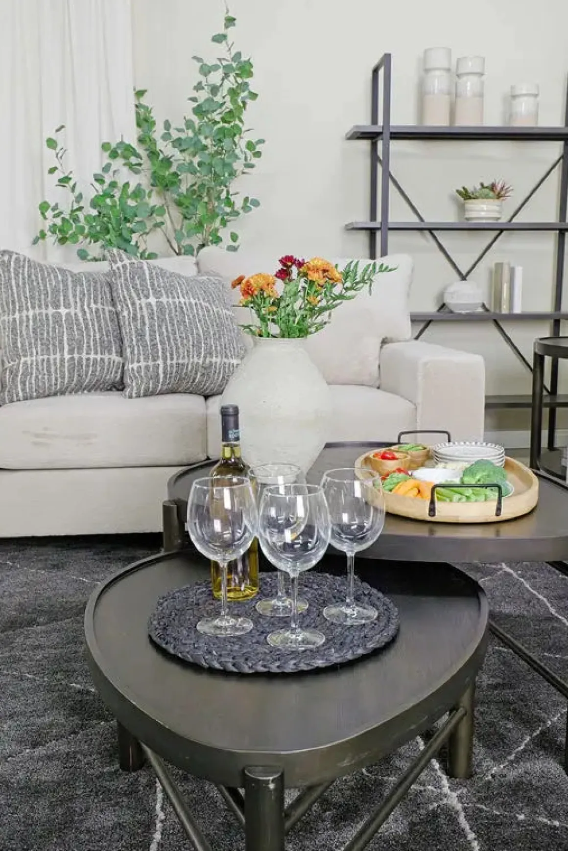 Hadleigh Nesting Coffee Tables In Coffee Bean, Set Of 2