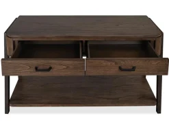 Hallie Sofa Table In Milk Chocolate/Dark Chocolate