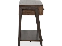 Hallie Sofa Table In Milk Chocolate/Dark Chocolate