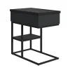 Halo Accent C Table In Black