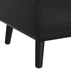 Halo Round End Table In Black