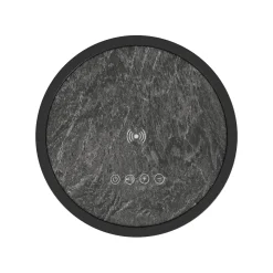 Halo Round End Table In Black