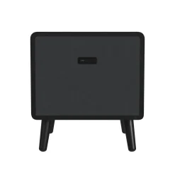 Halo Round End Table In Black