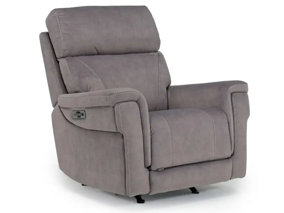 Hamilton 3 Power Recliner In Arula Elephant
