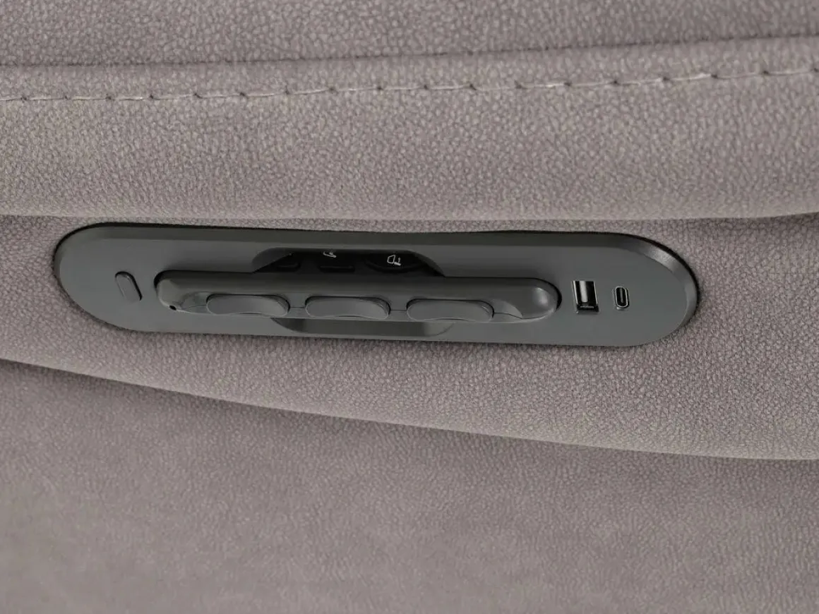 Hamilton 3 Power Recliner In Arula Elephant