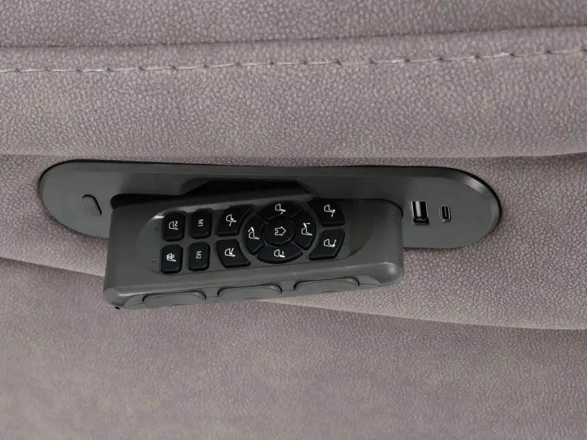 Hamilton 3 Power Recliner In Arula Elephant