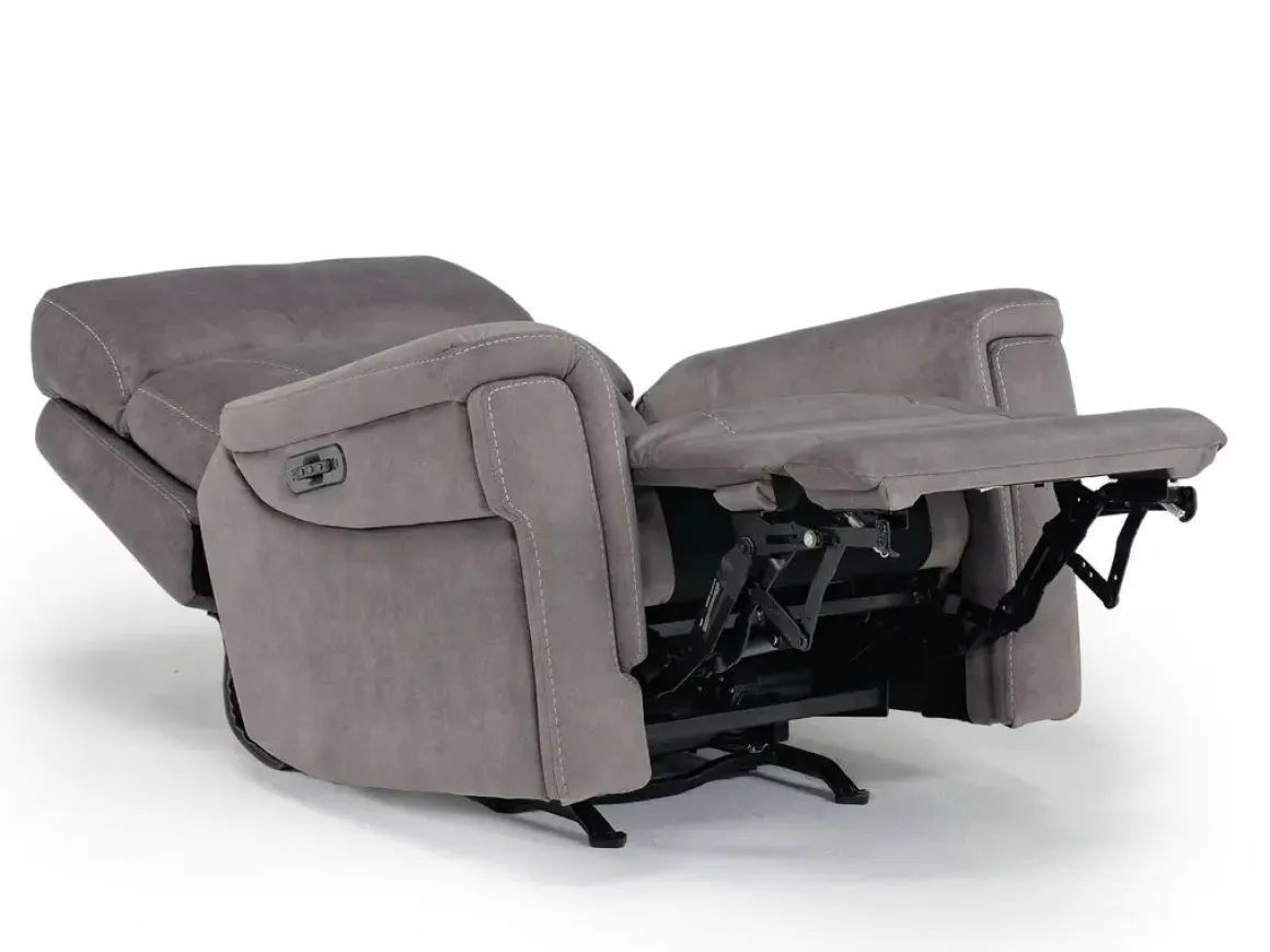 Hamilton 3 Power Recliner In Arula Elephant