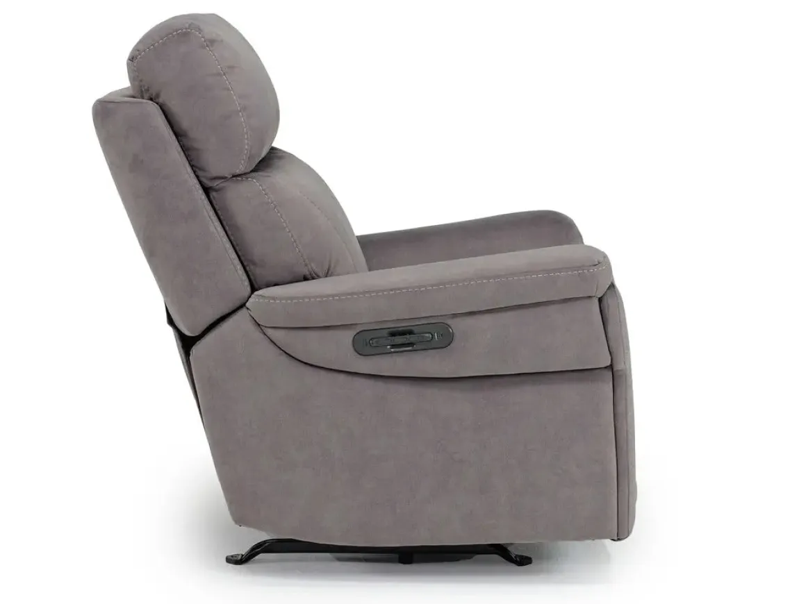 Hamilton 3 Power Recliner In Arula Elephant