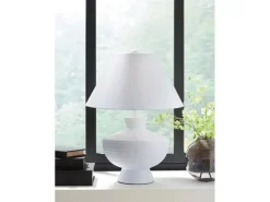 Harelwood Table Lamp In White