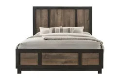 Harlington Panel Bed In Walnut, Full