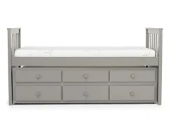 Harlow Captain Bed W/ Storage Trundle In Espresso