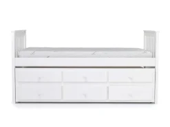 Harlow Captain Bed W/ Storage Trundle In Espresso