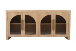 Heron Media Console In Natural, 70 Inch