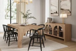 Heron Media Console In Natural, 70 Inch