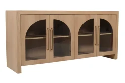 Heron Media Console In Natural, 70 Inch