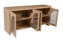 Heron Media Console In Natural, 70 Inch