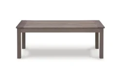 Hillside Barn Outdoor Coffee Table In Gray/Brown
