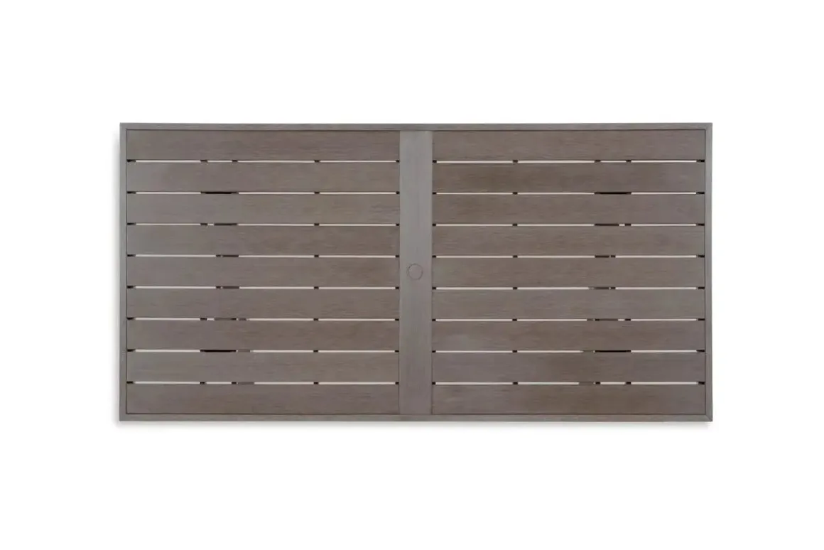 Hillside Barn Outdoor Dining Table In Gray/Brown