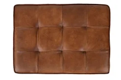 Hogan Accent Ottoman In Sienna Leather