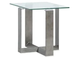 Holden End Table In Aged Pewter