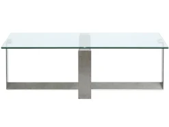 Holden Rectangle Coffee Table In Aged Pewter