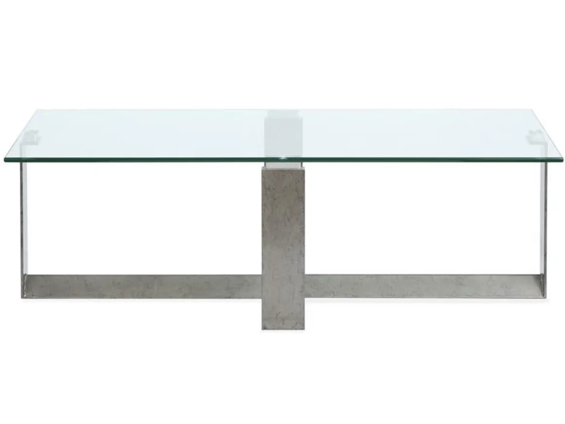 Holden Rectangle Coffee Table In Aged Pewter