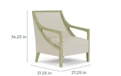 Hopkins Accent Chair In Light Natural