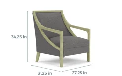 Hopkins Accent Chair In Light Natural